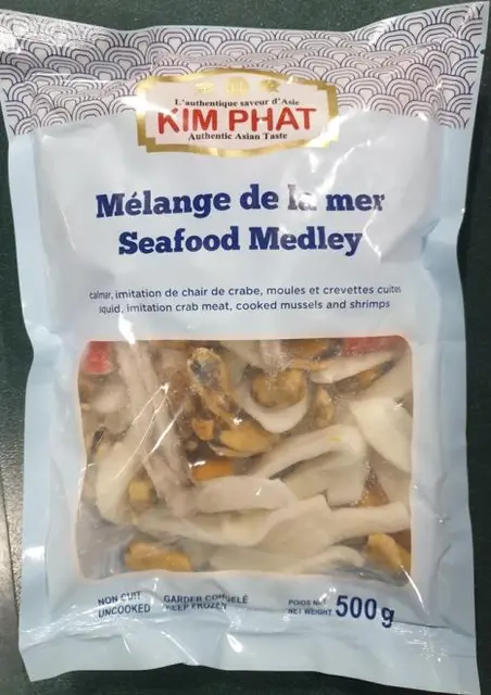 Kim Phat brand Seafood Medley recalled due to undeclared egg, fish, soy, and wheat